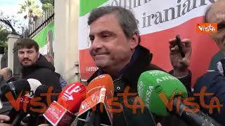 Protesta ambasciata Iran, Calenda: “Si sta compiendo il massacro di una generazione”