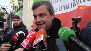 Protesta ambasciata Iran, Calenda: “Stupisce la mancata mobilitazione dei giovani italiani”