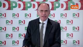 Letta: “Smentisco candidatura alle elezioni europee, la mia ultima è stata il 25 settembre”