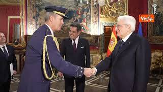 Mattarella riceve le lettere credenziali nuovo Ambasciatore della Spagna Fernandez-Palacios Martinez