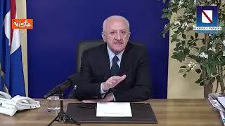 De Luca: "Aprii polemica violenta contro Speranza perché stava sbagliando tutto, ma ora è peggio"