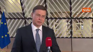Dombrovskis: "Oggi eroghiamo 3 mld Ue a Ucraina"