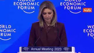 Zelenska a Davos: "Guerra si estenderà se aggressore non perde"
