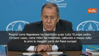 Lavrov: “Usa come Hitler e Napoleone, contro di noi «soluzione finale»"