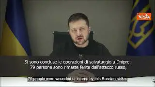 Zelensky: "A Dnipro 45 morti tra cui un bambino di 11 mesi"