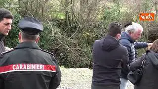 Crolla un'ala del cimitero nel beneventano, tombe e bare finiscono in un vallone