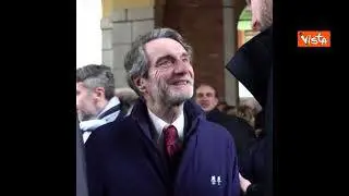 Regionali Lombardia, Attilio Fontana a Lodi per la campagna elettorale. Le immagini