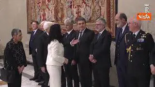 Mattarella riceve la Presidente della Repubblica del Kosovo