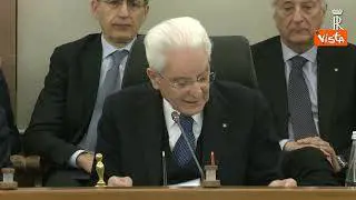 Csm, Mattarella: "Componenti togati e non distinti solo dalla provenienza"