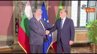 Il Presidente del Parlamento della Bulgaria Vezdi Rashidov incontra La Russa