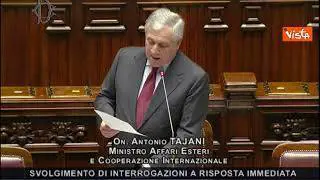 Tajani: "Mediterraneo non sia più un cimitero di migranti, è snodo centrale per politica estera"