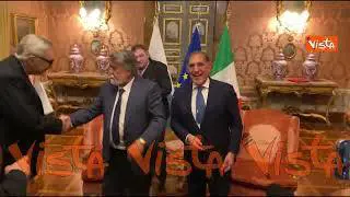 La Russa riceve il Presidente del Parlamento della Bulgaria Rashidov in Senato
