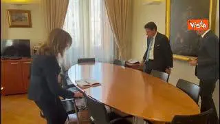 Casellati incontra delegazione Movimento Cinque Stelle, presenti Conte, Maiorino e Colucci