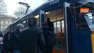 Bit 2023, conferenza di presentazione della Fiera su un tram a Milano. Le immagini