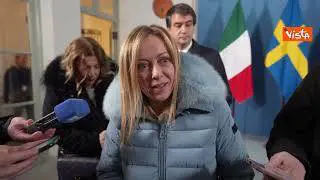 Meloni a Stoccolma: "Giornata dedicata alla preparazione del prossimo Consiglio Ue"