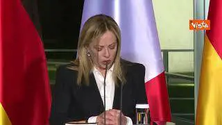 Meloni: “Piena sintonia Italia-Germania su guerra Ucraina, aiuti fino a quando sarà necessario”