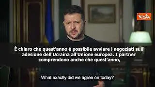 Zelensky: "Possibile avviare negoziati per adesione a Ue già quest'anno"