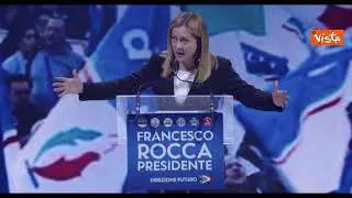 Meloni: "È finita l'Italia che fa la forte coi deboli e la debole coi forti"