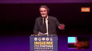 Regionali Lombardia, Fontana: "Non lasceremo governare le sinistre"