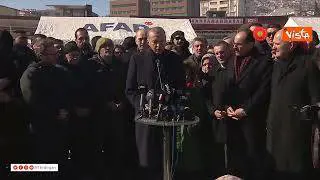 Terremoto Turchia, Erdogan visita Kahramanmaras, vicino all'epicentro