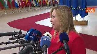 Meloni: "Passi avanti in Ue su tema immigrazione? Sono ottimista"