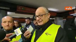 Gualtieri: “Lavoro enorme di ammodernamento binari Metro A, è opera straordinaria”