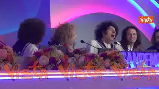 Sanremo, i Cugini di Campagna cantano i loro grandi successi in conferenza stampa
