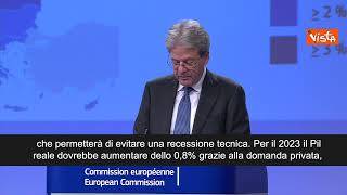 Gentiloni: "In Italia ripresa graduale evita recessione"
