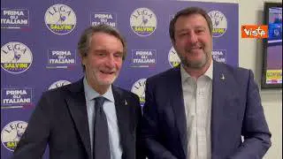 Salvini: “Lombardi hanno riconfermato a furor di popolo buon governo di Lega e Fontana”
