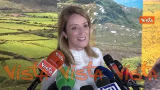 Metsola: “Importante che Italia rimanga leader e forza costruttiva in Europa”