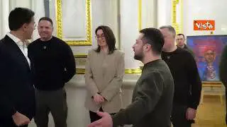 Zelensky incontra a Kiev il Primo Ministro dei Paesi Bassi Mark Rutte