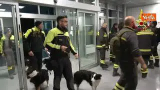 Terremoto Turchia, conclusa la missione dei Vigili del Fuoco. Il rientro a Pratica di Mare