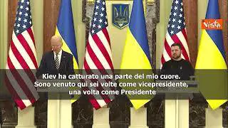 Biden a Kiev: "La democrazia resiste"