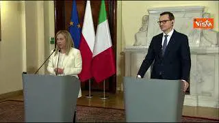 Italia-Polonia, Meloni: "Legame che continua a crescere"
