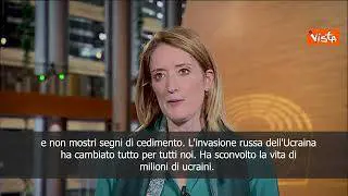 Metsola: "L'invasione russa dell'Ucraina ha cambiato tutto"