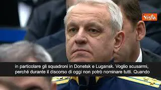 Putin: "Grazie ai nostri eroi"