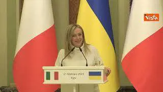 Meloni: "Lotta Ucraina come Risorgimento italiano"