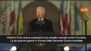 Biden: "Kiev è ancora forte e resiste"