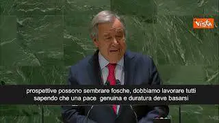 Guterres: "Minacce uso armi nucleari inaccettabili, fare un passo indietro dal baratro"