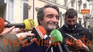 Fontana: "Incontro con il Governo è andato molto bene"