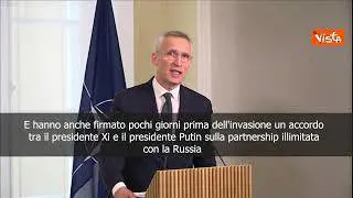 Stoltenberg: Cina non ha credibilità, non ha mai condannato invasione russa in Ucraina