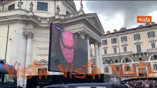 I funerali di Maurizio Costanzo, le immagini