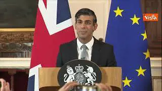 Brexit, Sunak: "Raggiunto accordo su Irlanda Nord, nuovo capitolo in relazione Uk-Ue"