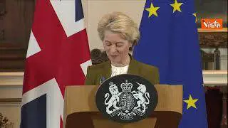 Brexit, von der Leyen: "Accordo di principio su protocollo Irlanda del Nord"