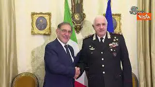 La Russa riceve a Palazzo Madama il generale dei Carabinieri Luzi