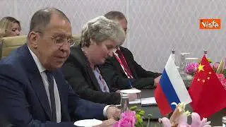 Lavrov incontra l'omologo cinese a margine del G20 in India
