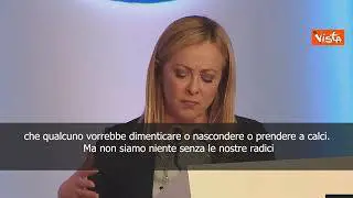 Meloni in India: Non siamo niente senza le nostre radici