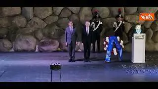 La Russa depone una corona allo Yad Vashem