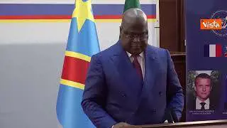 Battibecco tra Macron e il Presidente del Congo Félix Tshisekedi