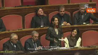 Tragedia Cutro, Ronzulli: "Da sinistra accuse gravissime, si erge a giudice morale"